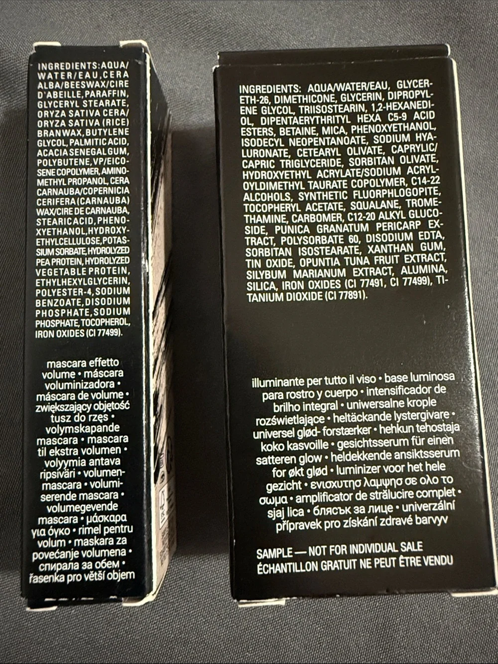 Fenty Beauty Eaze Drop'l It All-Over Glow Enhancer & Hella Thicc Mascara - Black